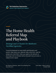 Cover of the Home Health Referral Map and Playbook