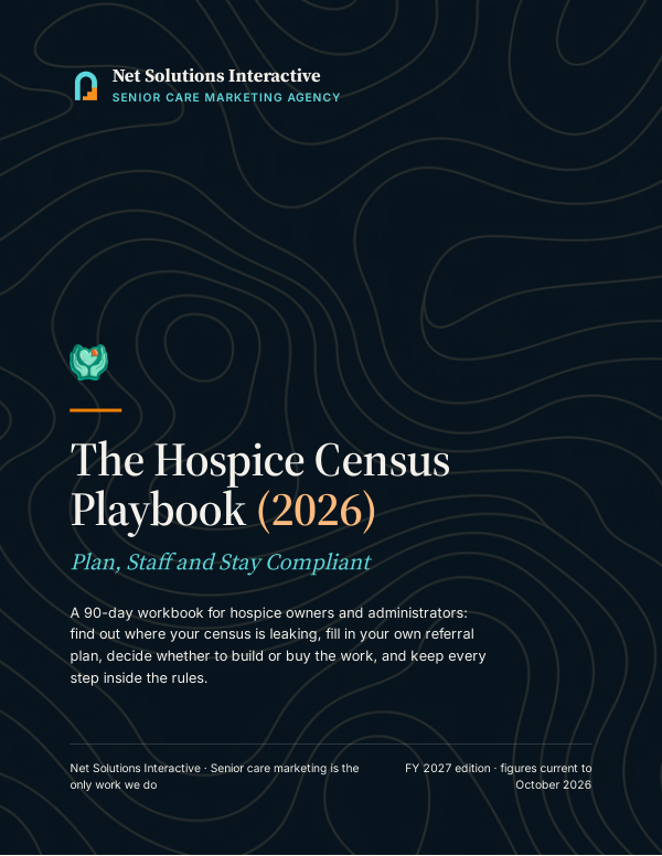 Cover of the Hospice Census Playbook (2026)